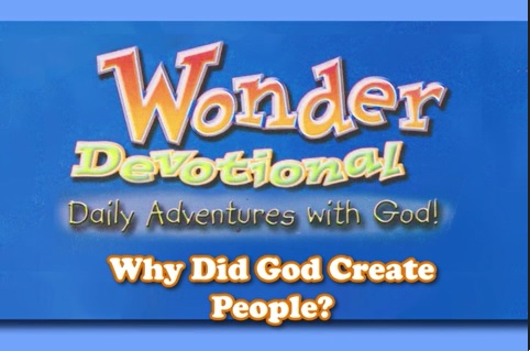 Why did God create people?